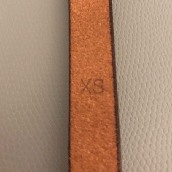 J.Crew Metallic Classic Leather Belt - Picture 2 of 4